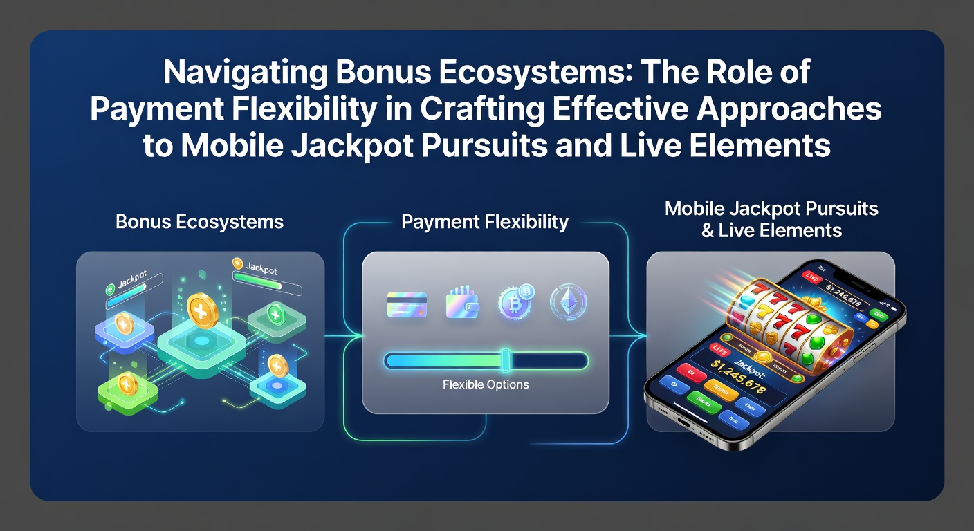 Overzicht van mobiele jackpot interfaces met diverse betalingsopties en bonusstructuren