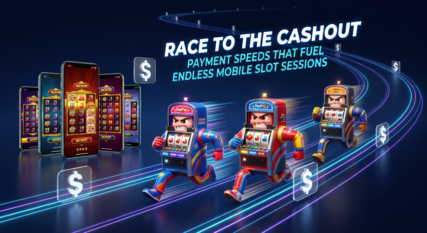 Mobiele speler duwt op uitbetalingsknop terwijl slotrollen draaien, met betaalicoontjes op het scherm