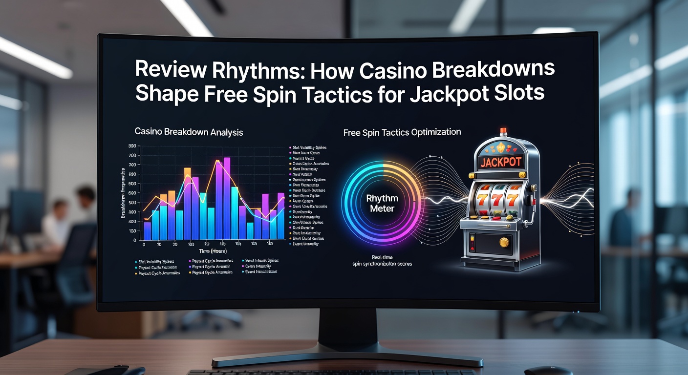 Grafiek met ritmische patronen in casino-review data voor jackpot slots, inclusief free spin triggers en uitbetalingscurves