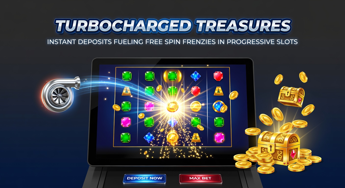 Grafiek met stijgende lijnen van jackpotgroei en free spin frequentie gekoppeld aan instant deposit volumes in een progressieve slot interface